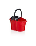 Cubo con Escurridor 15L Rojo 9050 [LOTE DE 6 Unidades] MAYA