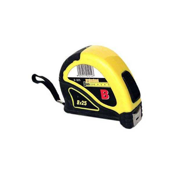 Flexómetro Profesional 8 m 25 mm B-825 [LOTE DE 4 Unidades] MEDID