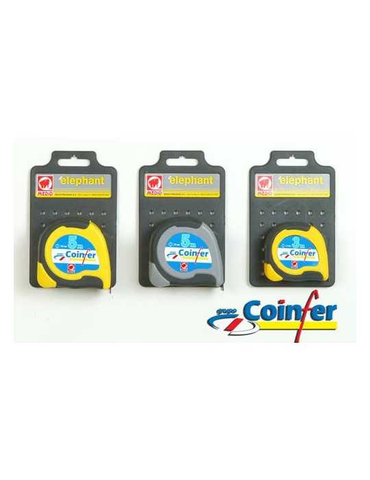 Flexómetro Bimaterial 3 m 16 mm Coinfer 8163 [LOTE DE 4 Unidades] MEDID