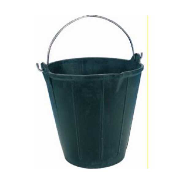 Cubo Agua Caucho 15L 2008899 [LOTE DE 4 Unidades] MEPLASJAR