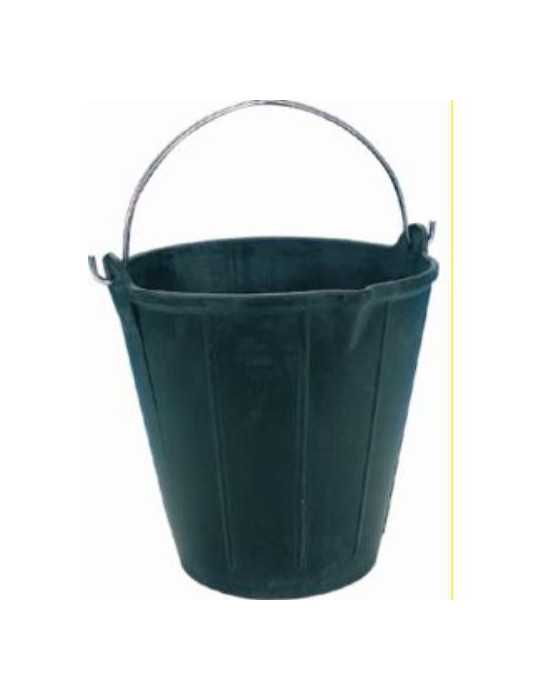 Cubo Agua Caucho 15L 2008899 [LOTE DE 4 Unidades] MEPLASJAR