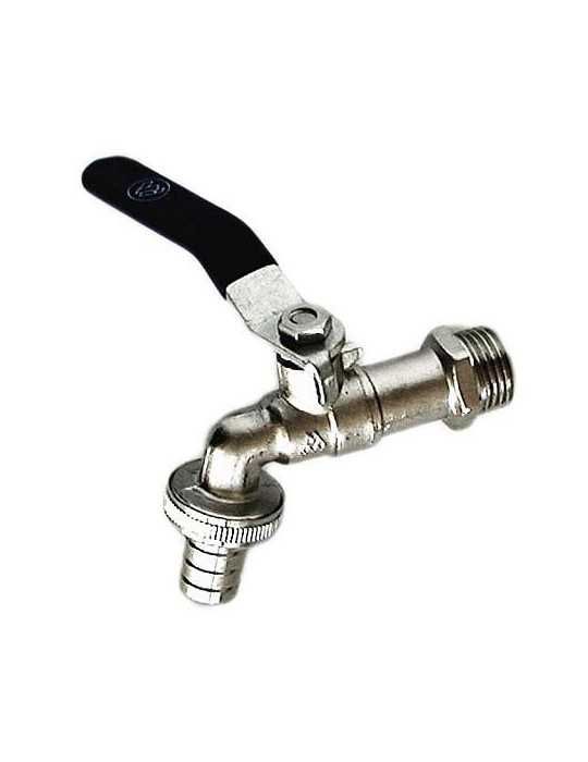 Grifo Codo Esfera para Manguera 3/4 490003 [LOTE DE 4 Unidades] METALGRUP