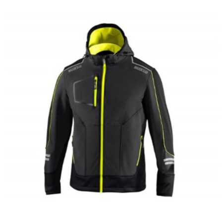 Chaqueta SPARCO Tech Softshell gris - amarillo Talla S