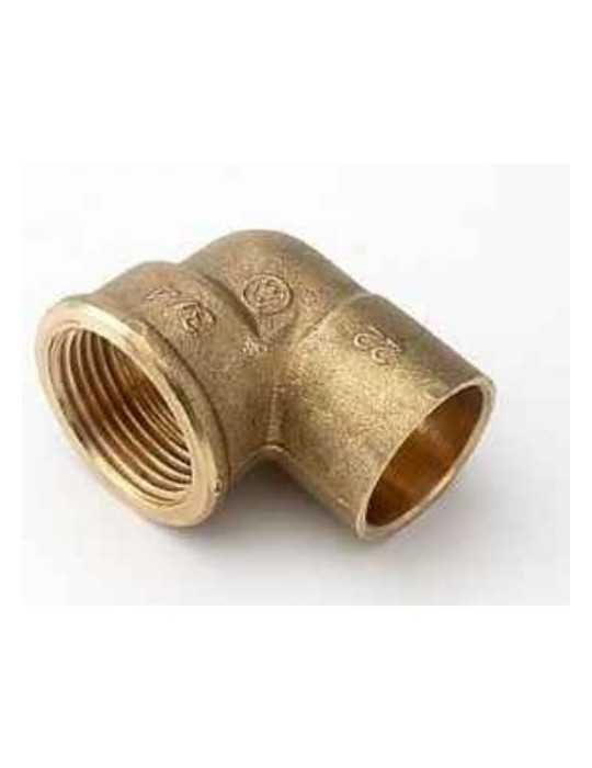 Codo Hembra 90 g Cu 1/2X12 [LOTE DE 14 Unidades] METALGRUP