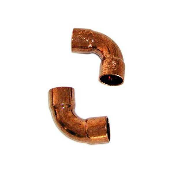Accesorio Tubo Cobre Curva 90 15 545015 [LOTE DE 26 Unidades] METALGRUP