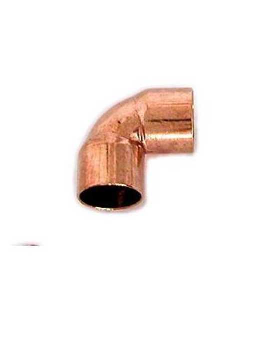 Accesorio Tubo Cobre Codo Corto 18 501018 [LOTE DE 20 Unidades] METALGRUP