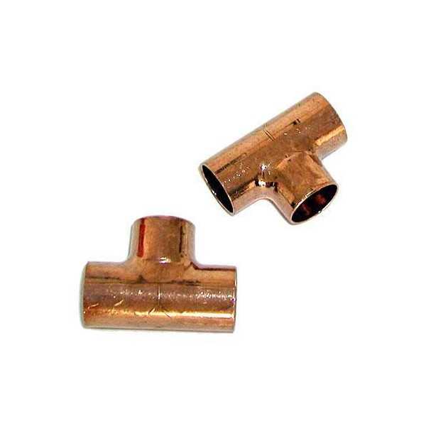 Accesorio Tubo Cobre Te H.-H.-H. 15 521015 [LOTE DE 22 Unidades] METALGRUP