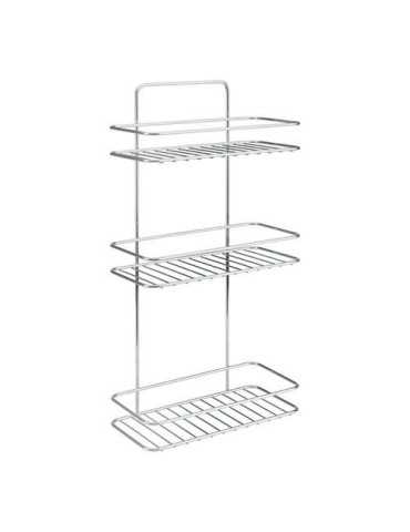 Estante Baño 3 Alturas Reflex Luxy 26X13X53CM [LOTE DE 2 Unidades] METALTEX