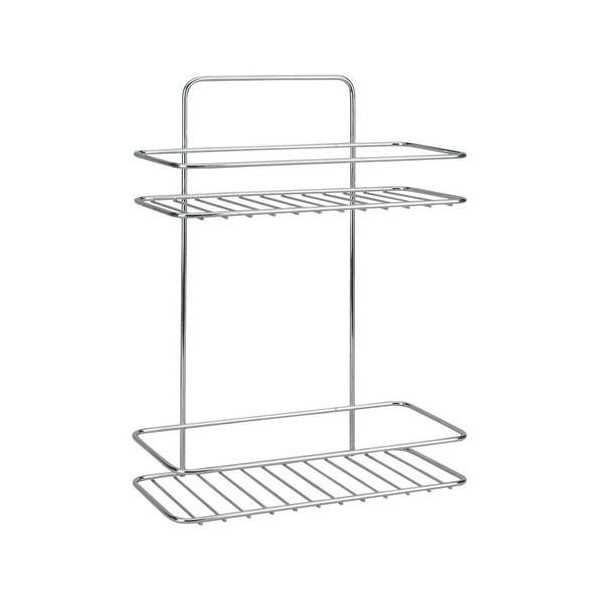 Estante Baño 2 Alturas Reflex Luxy 26X13X35CM [LOTE DE 2 Unidades] METALTEX