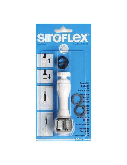 Atomizador Largo Rotul+economizador Blanco [LOTE DE 6 Unidades] METALTEX