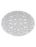 Salvaplatos Redondo Transparente 30 cm 287537 [LOTE DE 10 Unidades] METALTEX