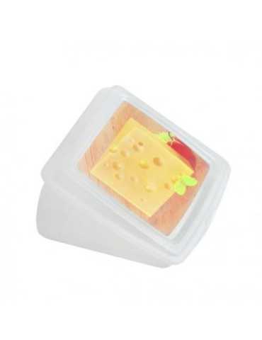 Estuche Plástico Cuña Queso 13,5X13,5X7,5CM [LOTE DE 16 Unidades] METALTEX
