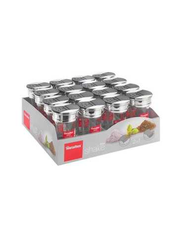 Salero Cristal 70 ml [LOTE DE 20 Unidades] METALTEX