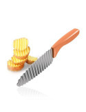 Cuchillo Decorador Ondulado Acero Inoxidable 252795000 [LOTE DE 12 Unidades] METALTEX