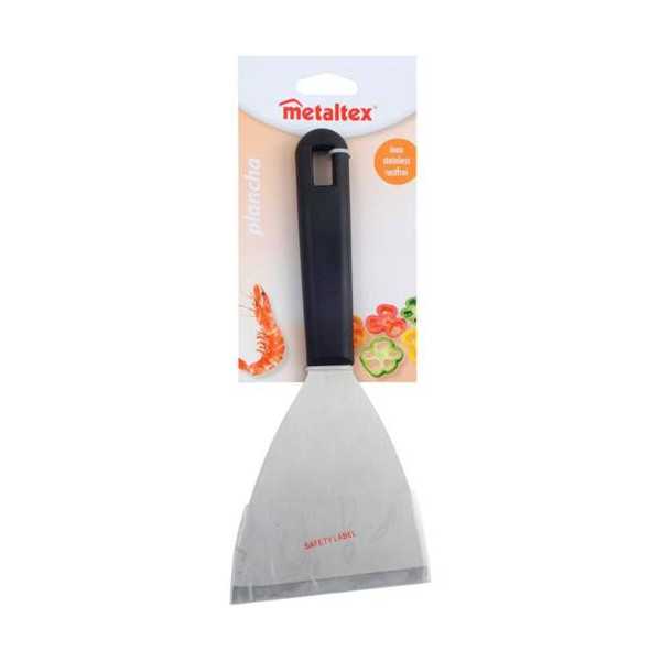 Espátula Plancha Triangular Inoxidable 204454 [LOTE DE 8 Unidades] METALTEX