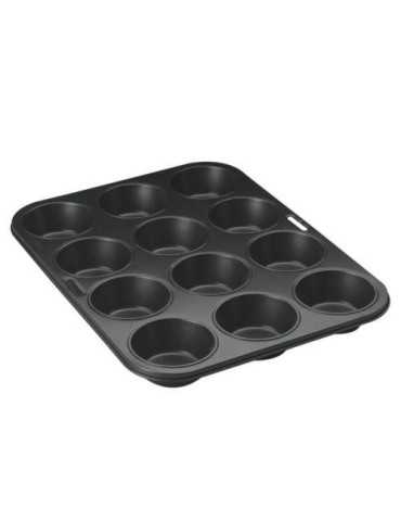 Molde 12 Muffins 7,5CM Dolceforno Superior [LOTE DE 6 Unidades] METALTEX