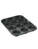 Molde 12 Muffins 7,5CM Dolceforno Superior [LOTE DE 6 Unidades] METALTEX