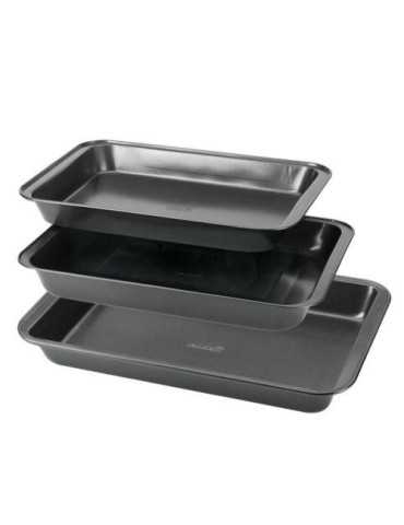 Set 3 Rustideras 32X20/37X25/41X29 Dolceforno [LOTE DE 2 Unidades] METALTEX
