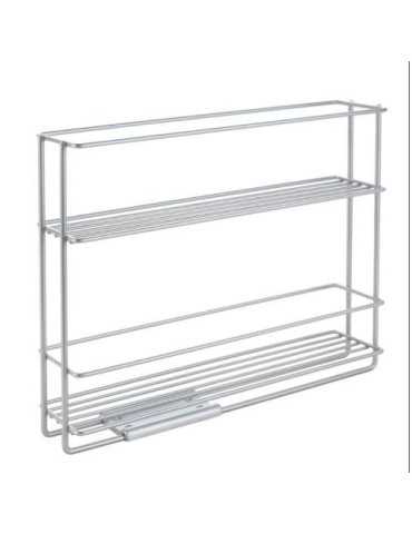 Especiero Deslizante 2 Estantes 3646500000 [LOTE DE 2 Unidades] METALTEX