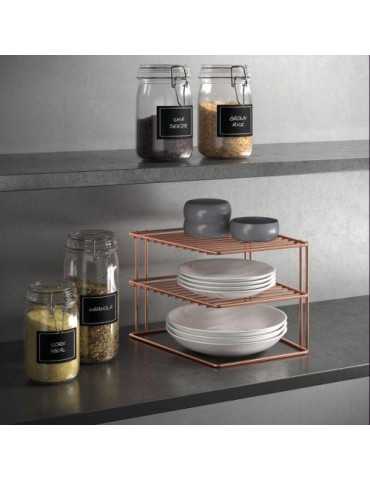 Rinconera 3 Alturas Palio Copper [LOTE DE 2 Unidades] METALTEX