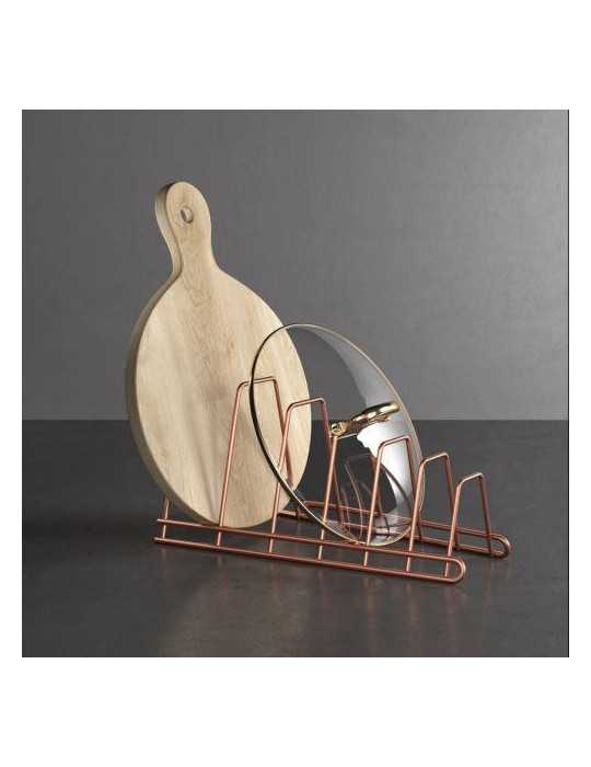 Soporte para 6 Tapaderas Cricket Copper [LOTE DE 4 Unidades] METALTEX