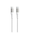 Cable USB-C Reforzado 60W 1,2M 3A Blanco F145603 [LOTE DE 6 Unidades] METRONIC