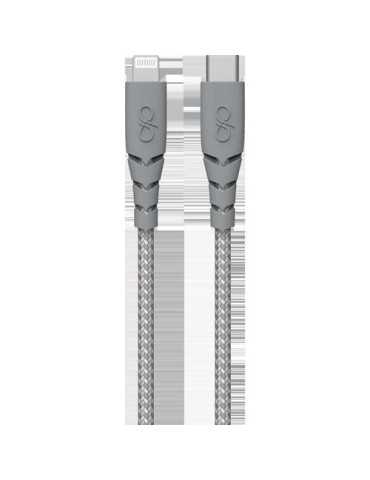 Cable USB-con USB-C Ligtng 1.2M 3A Gris F149006 [LOTE DE 2 Unidades] METRONIC