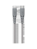 Cable USB-con USB-C Ligtng 1.2M 3A Gris F149006 [LOTE DE 2 Unidades] METRONIC