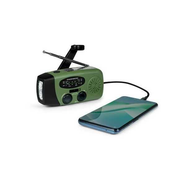 Radio Am/FM con Linterna y Powerbank 2000MAH RT260 METRONIC