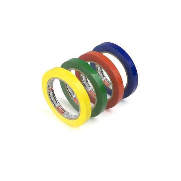 Precinto PVC Amarillo 12 mm X 66 m 7072 [LOTE DE 16 Unidades] MIARCO