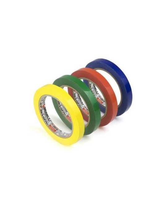 Precinto PVC Amarillo 12 mm X 66 m 7072 [LOTE DE 16 Unidades] MIARCO