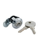 Cerradura Buzón Curva con Clip CM22 20MM Cromo [LOTE DE 12 Unidades] MICEL