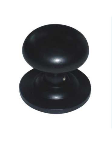 Pomo Puerta 70MM Liso Negro 10009 Ne [LOTE DE 2 Unidades] MICEL