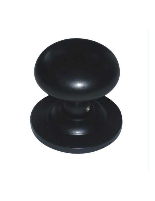 Pomo Puerta 70MM Liso Negro 10009 Ne [LOTE DE 2 Unidades] MICEL