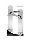 Jgo. manilla Placa Tirador Elegante Niq. sat. (Blister) [LOTE DE 2 Unidades] MICEL