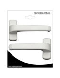 Juego Manilla 6800 Aluminio Blanco (Blister) 17080 [LOTE DE 2 Unidades] MICEL