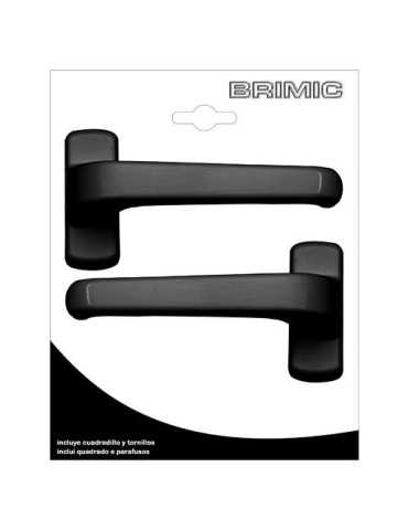 Juego Manilla 6800 Aluminio Negro (Blister) 17081 [LOTE DE 2 Unidades] MICEL
