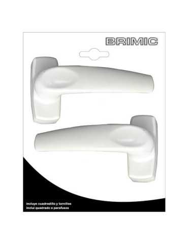 Juego Manilla 6802 Aluminio Blanco (Blister) 17083 [LOTE DE 2 Unidades] MICEL