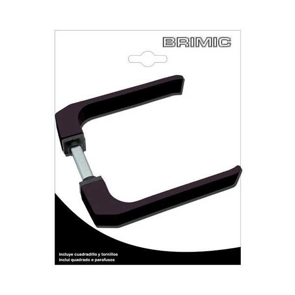 Juego Manilla 702 Aluminio Negro (Blister) 17099 [LOTE DE 4 Unidades] MICEL