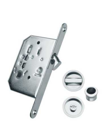 Kit Puerta Corredera 35MM Niquel Satinado 48002 [LOTE DE 4 Unidades] MICEL