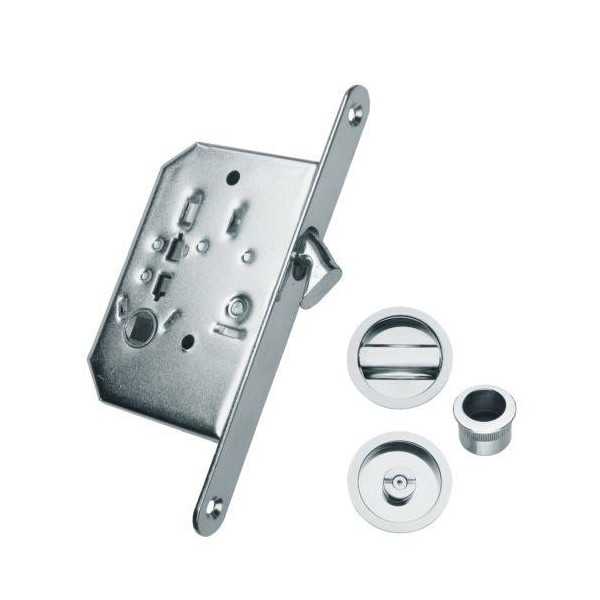 Kit Puerta Corredera 35MM Niquel Satinado 48002 [LOTE DE 4 Unidades] MICEL
