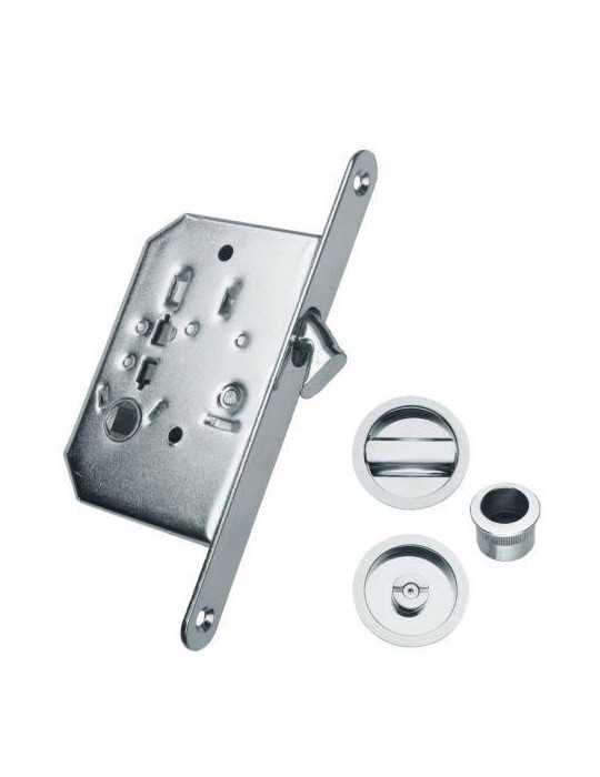 Kit Puerta Corredera 35MM Niquel Satinado 48002 [LOTE DE 4 Unidades] MICEL