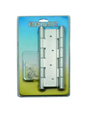 Bisagra Doble Accion F1 Plata (Blister) 57004 [LOTE DE 2 Unidades] MICEL