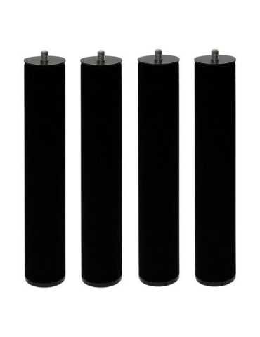 Juego 4 Patas Canape PT26 265X50MM sin R Negro [LOTE DE 4 Unidades] MICEL