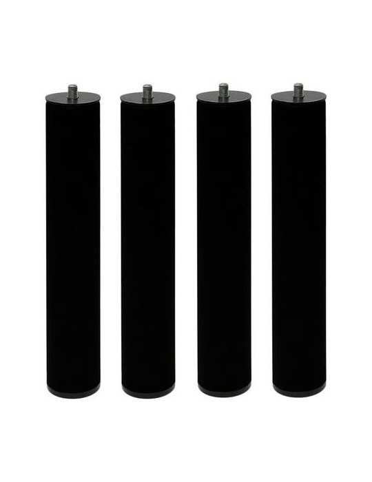 Juego 4 Patas Canape PT26 265X50MM sin R Negro [LOTE DE 4 Unidades] MICEL