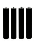 Juego 4 Patas Canape PT26 265X50MM sin R Negro [LOTE DE 4 Unidades] MICEL