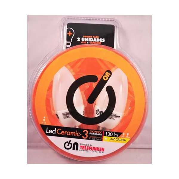 Bombilla Miniglobe LED G503WE14 Pack 2 [LOTE DE 2 Unidades] MILLENIUM