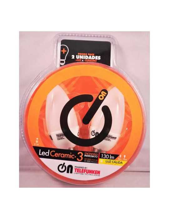 Bombilla Miniglobe LED G503WE14 Pack 2 [LOTE DE 2 Unidades] MILLENIUM