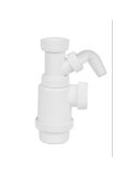 Sifón Botella Extensible 1 1/2 con Toma Lavadora M-113 [LOTE DE 8 Unidades] MIRTAK