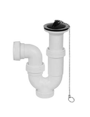 Sifón Curvo Extensible 1 1/2 Completo M-124 [LOTE DE 6 Unidades] MIRTAK